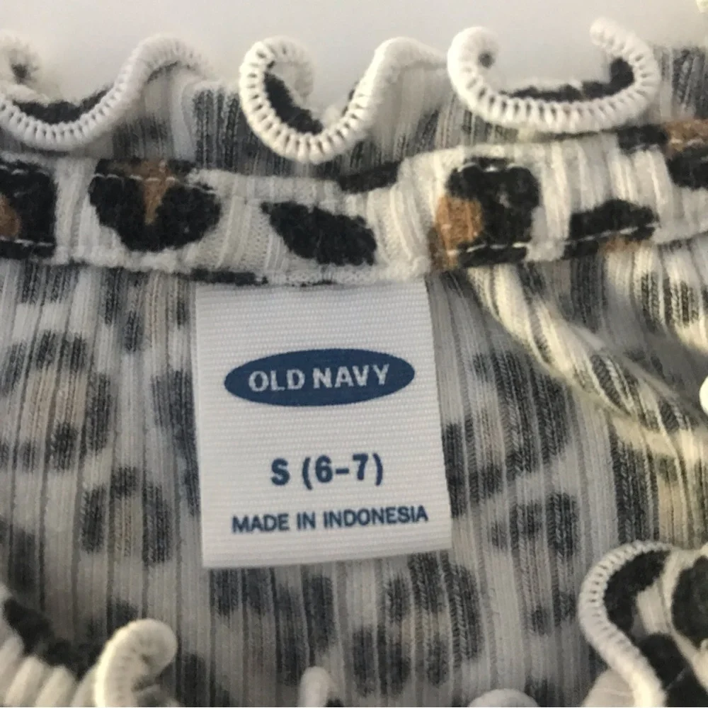 Old Navy Leopard Print Shirt